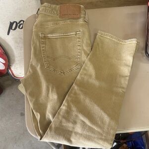 American Eagle Outfitters Men's Khaki Straight Jeans 20x32